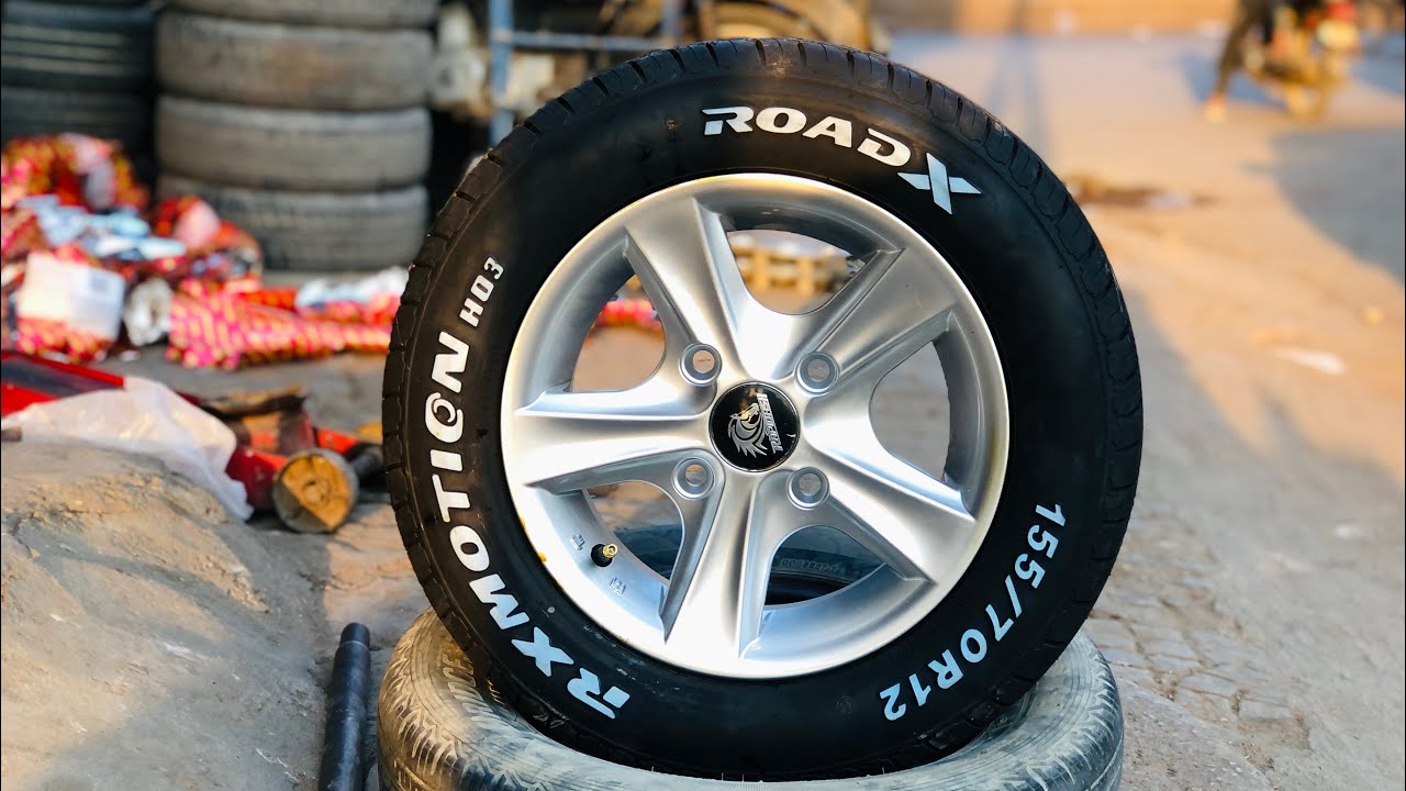 DAIHATSU CUORE MODIFIED | NEW ALLOY WHEELS & ROADX (RXMOTION H03 ...