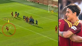 Paulo Dybala FREEKICK GOAL vs Cannes | AS Roma 3-3 Cannes | Dybala 2 goal vs Cannes
