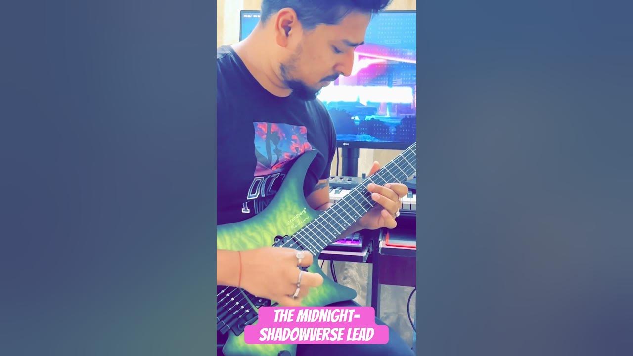 The Midnight - ‘Shadowverse’ 2025 Guitar/Synth Solo Cover. #80s  #synthwave #strandbergguitars