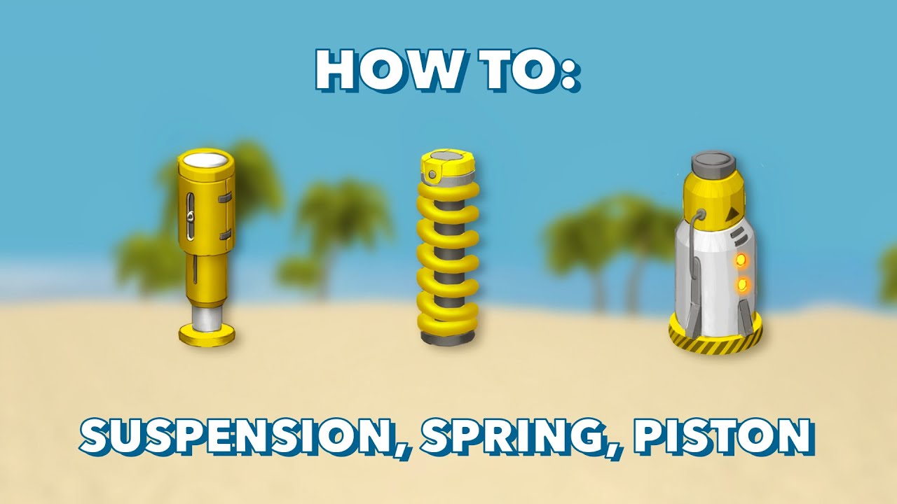How To Suspension, Spring, Piston [Evercraft Mechanic Sandbox] YouTube