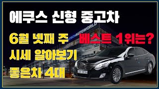 구하기 힘든 주행 짧고 상태 좋은 에쿠스 신형 중고차 오랜만에 몇 대 나왔네요