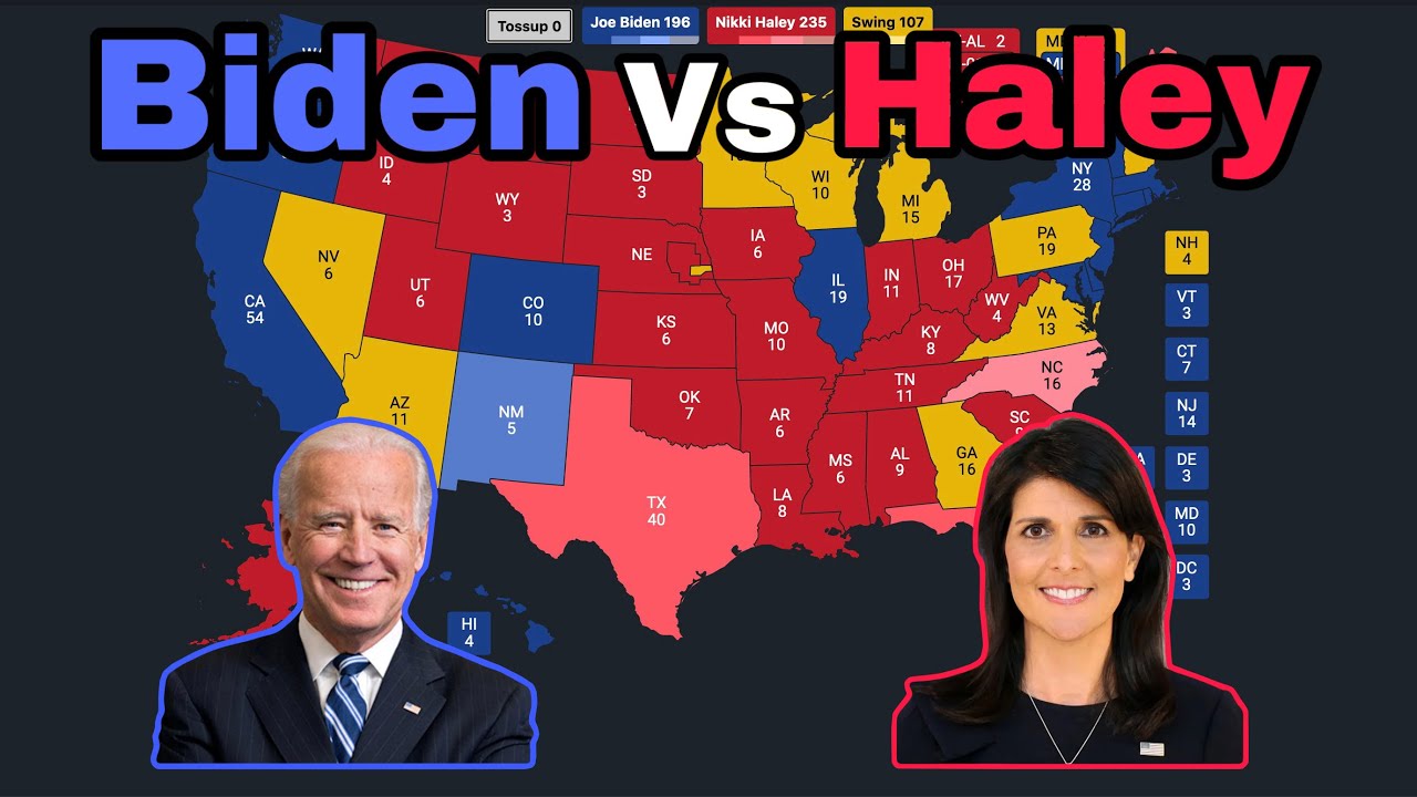2024 Election | Nikki Haley Vs Joe Biden (February 2024) - YouTube