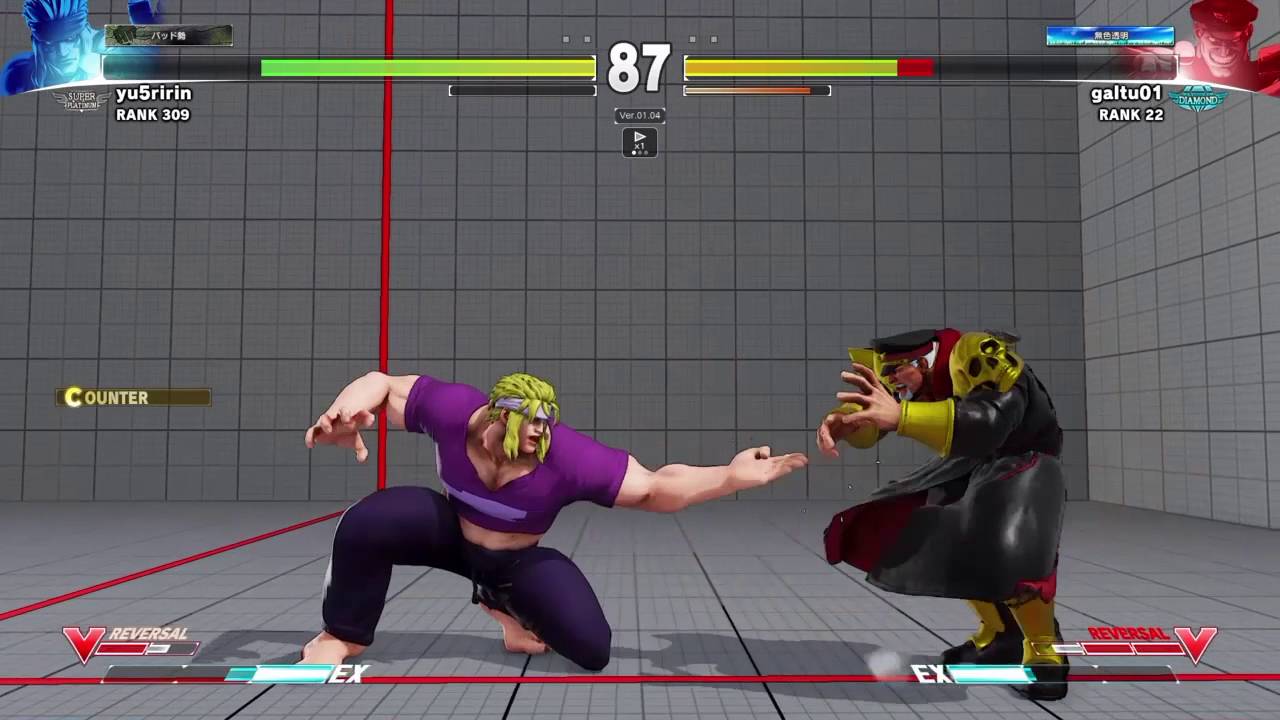 SFV yu5ririn (Alex) VS galtu01 (M.Bison)