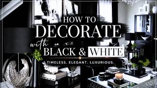 QUIET LUXURY| Decorating With BLACK To Make Your Home Look EXPENSIVE | Luxury Look For Less