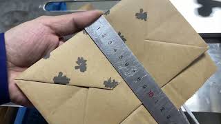 W18×G10×H13 | Ship to Spain | Paper Bag Making Machine Customize | With Twist/Flat Handle Inline