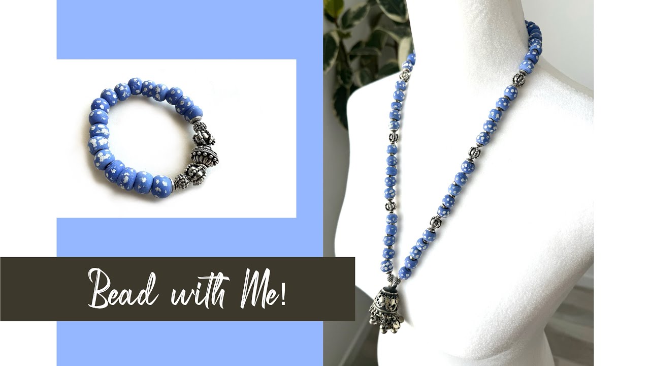 ブレスレット LESS IS MORE blue beads necklace maxresdefault.jpg
