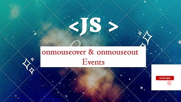 Onmouseover/out Events in JavaScript