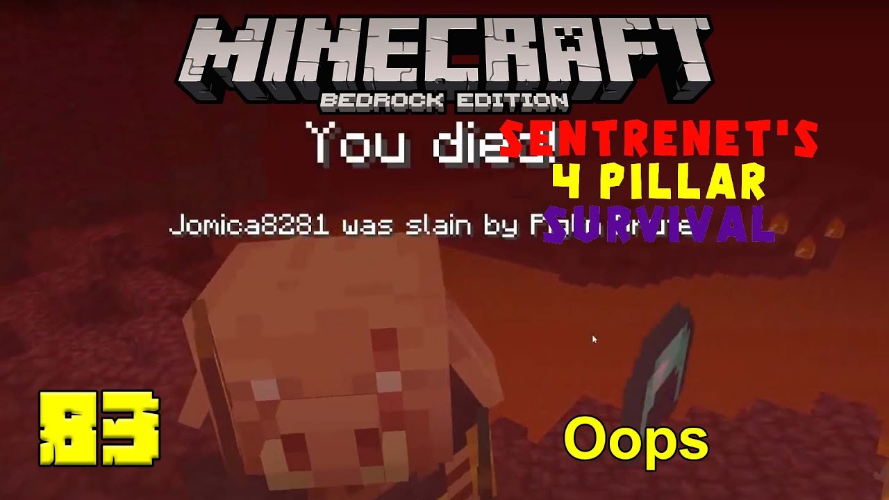 Searching the Nether! | 4 Pillar Survival with SentreNet: Ep 83 | Minecraft SkyBlock
