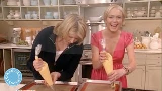 Making Cream Puffs With Lindsay Lohan - Martha Stewart