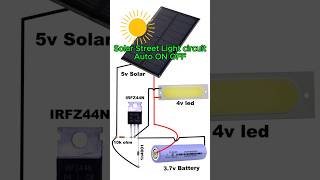 Emergency street light circuit | Solar Street Light circuit Auto ON OFF | @solvbd #diyelectronics
