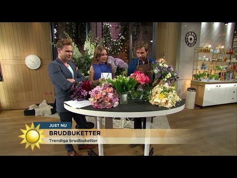 Så binder du din egen brudbukett - Nyhetsmorgon (TV4)