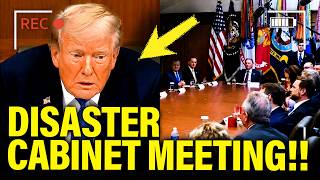 Trump holds DISASTER CABINET MEETING as US ABANDONS BASES!!