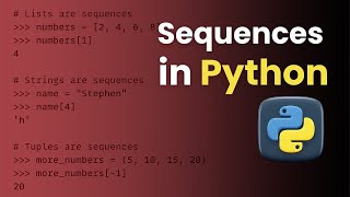 Sequences in Python Tamil - PythonTutorial #gokultech