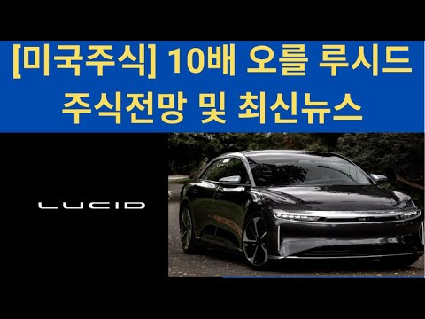   미국주식 10배 오를 루시드 주식전망 및 최신뉴스