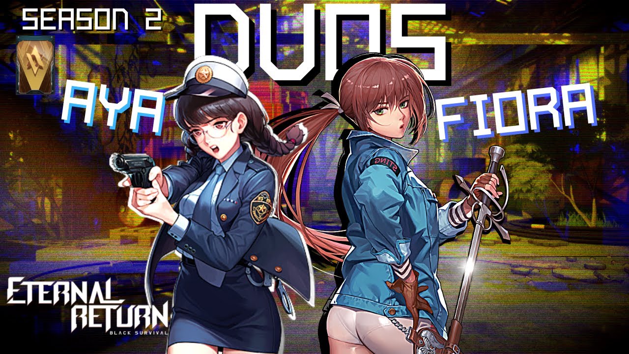 ALMOST Gold T_T Ranked Duos Aya + Fiora | ETERNAL RETURN: BLACK SURVIVAL