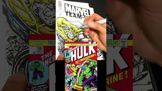 #MARVEL #ARTIST redraws FAMOUS #COMIC COVERS with #INVINCIBLE CHARACTERS?  HULK #181
