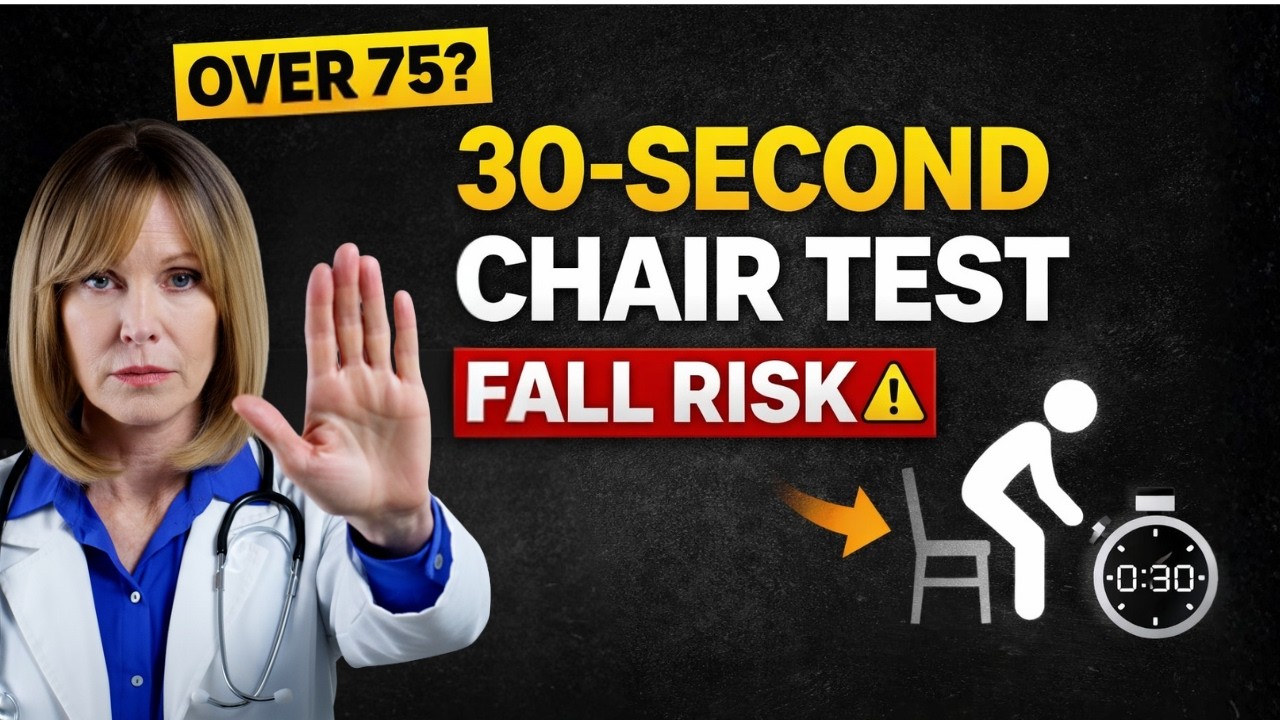 Over 75? Do This 30-Second Chair Test — It Predicts Fall Risk | Senior ...