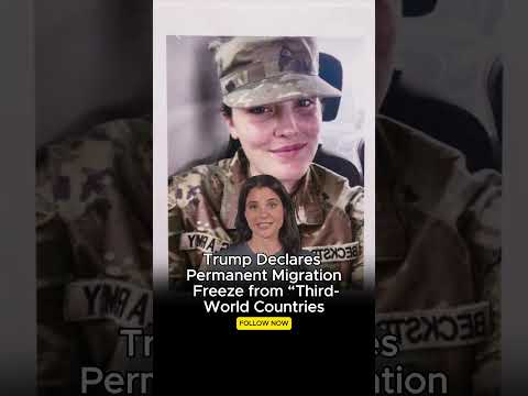 الرئيس ترامب يقول إنه سيوقف الهجرة بشكل دائم من جميع دول العالم الثالث