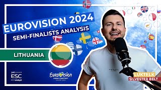 🇱🇹 LITHUANIA in EUROVISION 2024 | 🔎 Deep Dive into the Entry of Silvester Belt in Semi-Final [24/31]