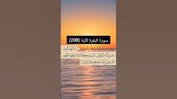 سورة البقرة من  (208) | القارئ الشيخ: سعد الغامدي