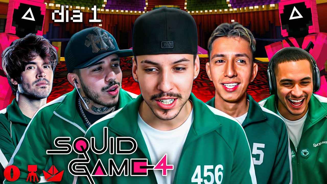 LA GANGA GANADORA DE LOS SQUID CRAFT GAMES 4 🔥🔥 | DIA 1 | Samulx