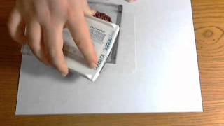 Frosted Images Using Rubber Stamps and Ink