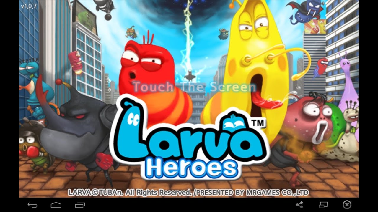 Larva Heroes With Iron Man YouTube