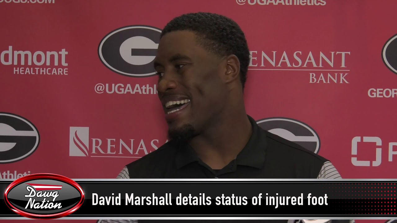 Georgia DL David Marshall updates status of his foot injury dawgnation hockey