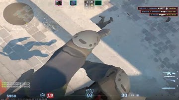 4K 1v1 Clutch on Dust 2 - CS2 Premier