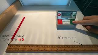 Ripple Tank (Distance-Time method)