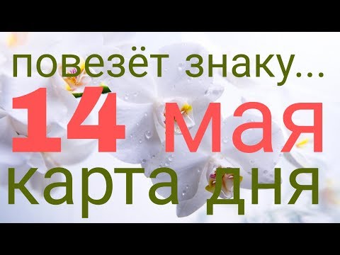 14 МАЯ 2019 г. КАРТА ДНЯ ДЛЯ ВСЕХ ЗНАКОВ ЗОДИАКА