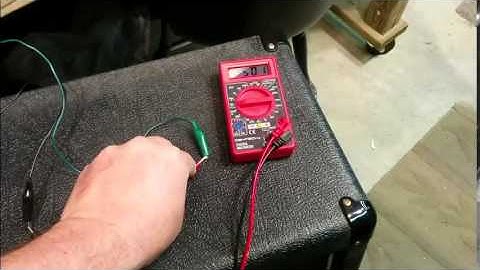 Bias a Marshall DSL100H Amp after tube replacement.