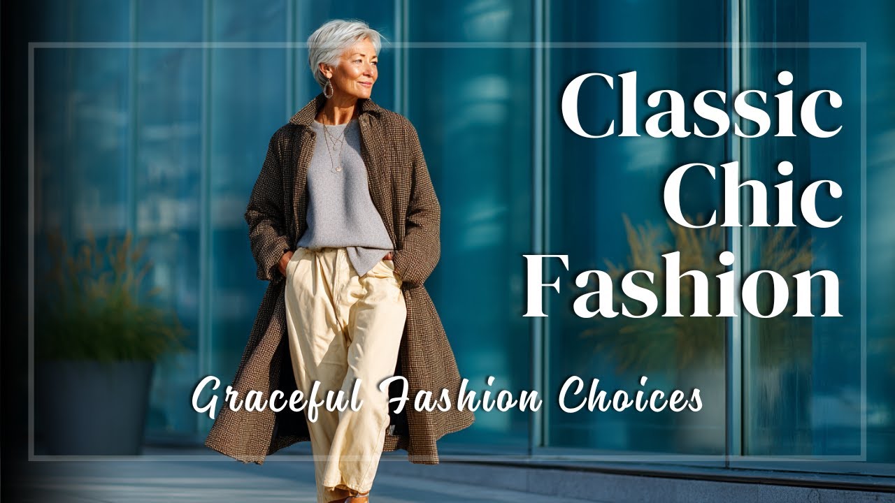 Classic chic fashion trends for seniors 👗 timeless outfits with graceful brilliance