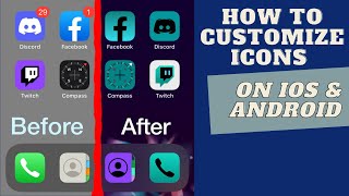 How To Customize/Change Your App Icons On iOS 15&Android screenshot 4