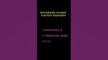 What is an IIFE in Javascript ? | Immediately Invoked Function Expression | Javascript Tips