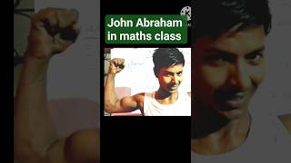 John Abraham in mathematics class