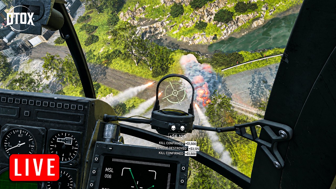 🔴LIVE - WARDOGS Close Air Support with the AH-6 Rocket Bird (Dual Sticks)