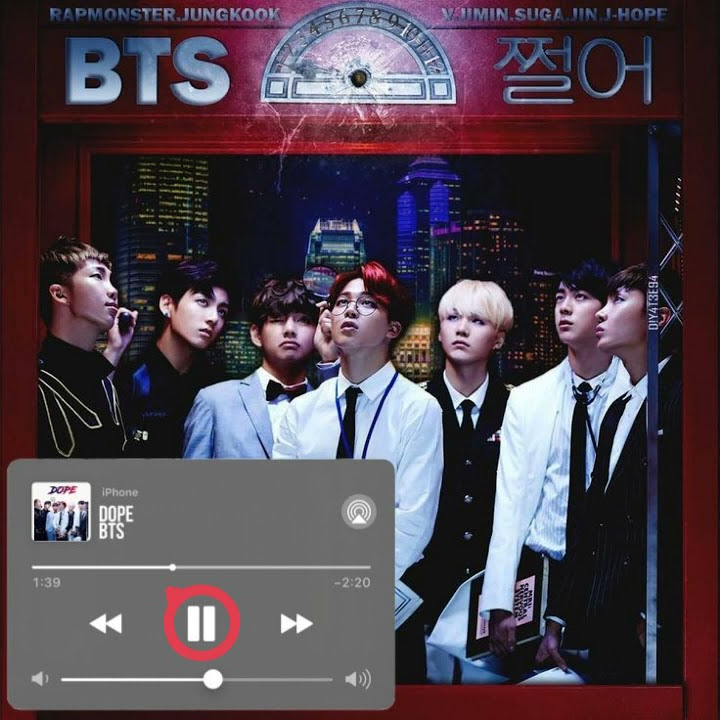 DOPE - BTS  ( hear in headphones 🎧) 💜✌🖖