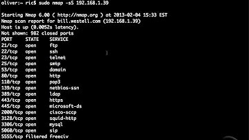 Nmap -  Review of Scan Types