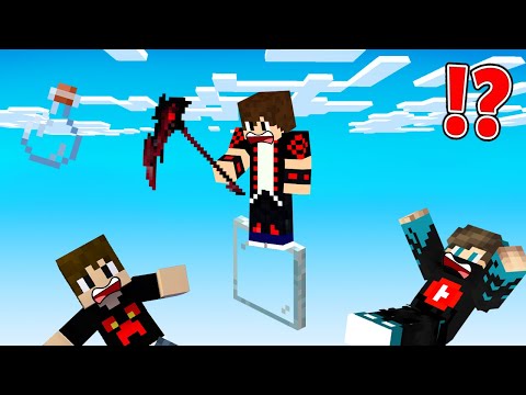 ماين كرافت عشت 24 ساعة على بلوكة حظ الزجاج ولكن الحظ جديد