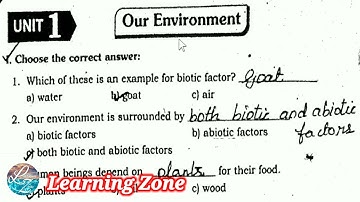 Std 3/science/term-3/unit-1 Our Environment/part 3/Onemarks