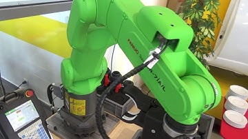 FANUC Robot CR-7iA/L, FANUC 2DV Sensor-ral munkában, FANUC Székházavató, 2018., v180517-2-006