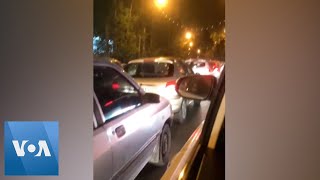 Iranian Drivers Sound Horns Amid Anti-Hijab Demonstrations
