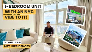 Brand New 1-Bedroom Soft Minimalist Design Condo at Met 1 Residences for Rent