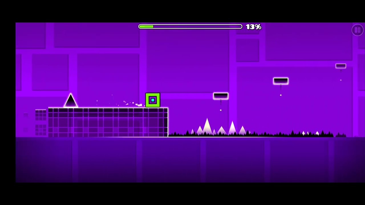 me trying to beat stereo madness first time geometry dash - YouTube