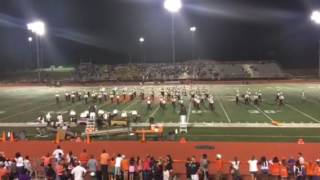 Hayfield Marching Hawks -2016 First field performance