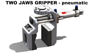 TWO JAWS GRIPPER- The safest way to grip round objects, #gripper,#mechanism,#pick_&_place,#cad. screenshot 5