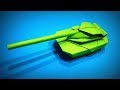 Origami Tank | How to Make a Paper Tank (Fighting machine) DIY - Easy Origami ART