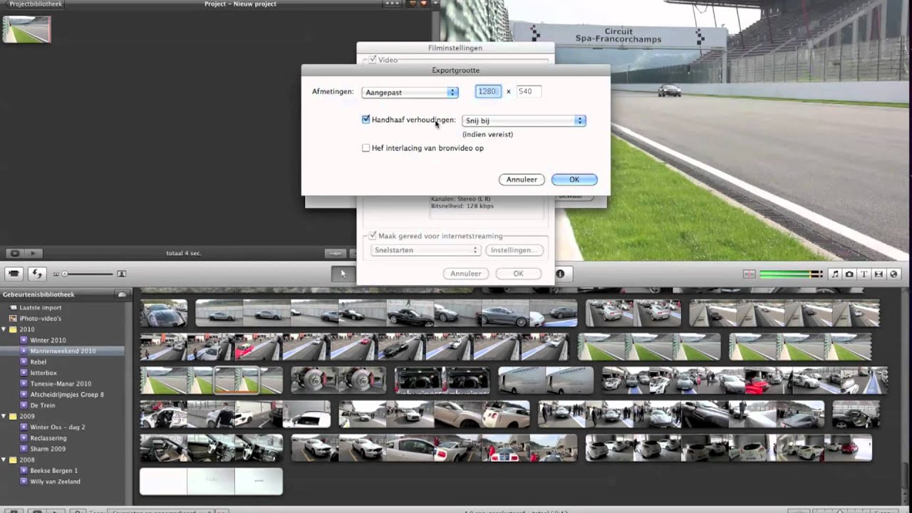 How to aspect ratio video in imovie youtube