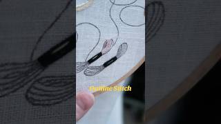 Stem stitch & Outline stitch tutorial #embroidery #handembroidery #stitch